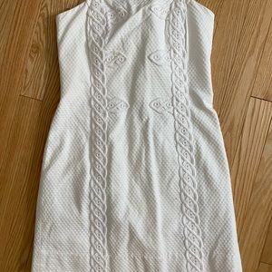 White strapless lily pulitzer dress